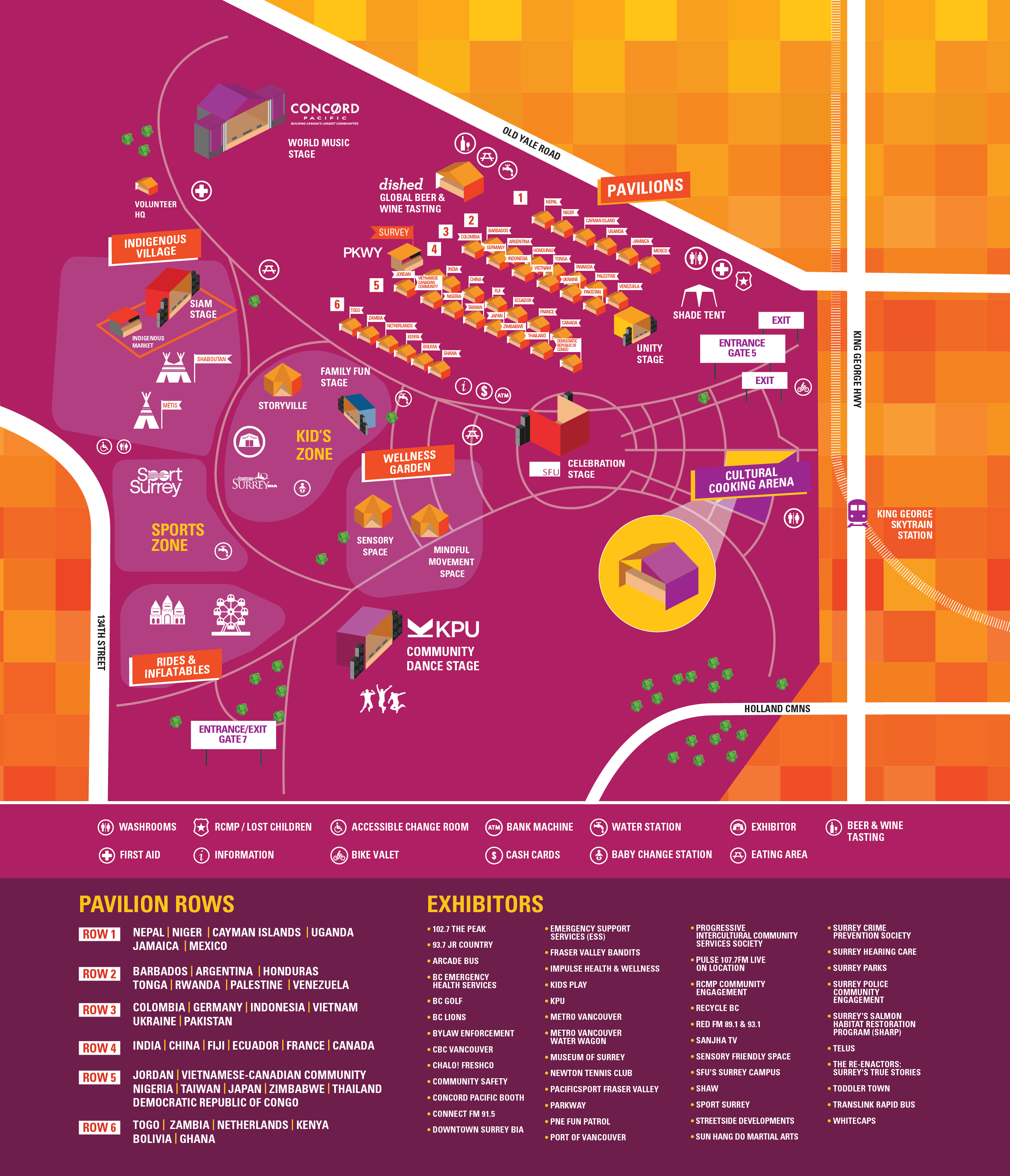 Map | Surrey Fusion Festival