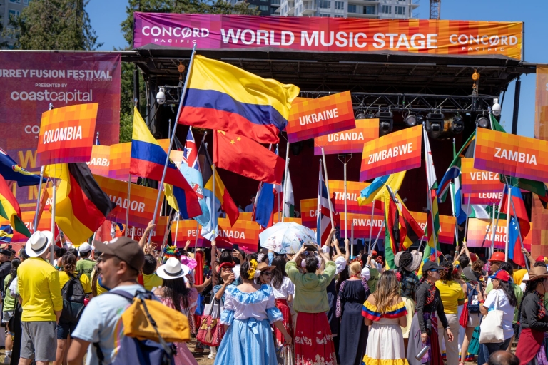 Parade of Culture at Surrey Fusion Festival.