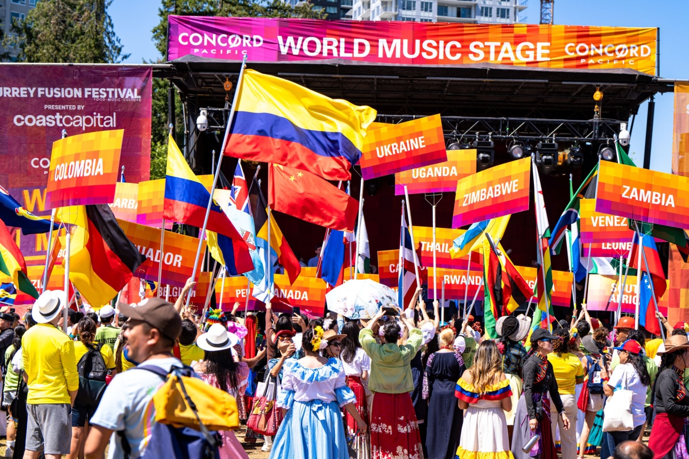 The Parade of Culture at Surrey Fusion Festival 2024.